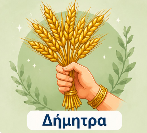 Η Δήμητρα και τα σύμβολά της