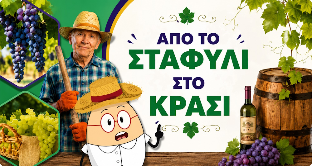 Από το σταφύλι στο κρασί – εκπαιδευτική δραστηριότητα για τον τρύγο