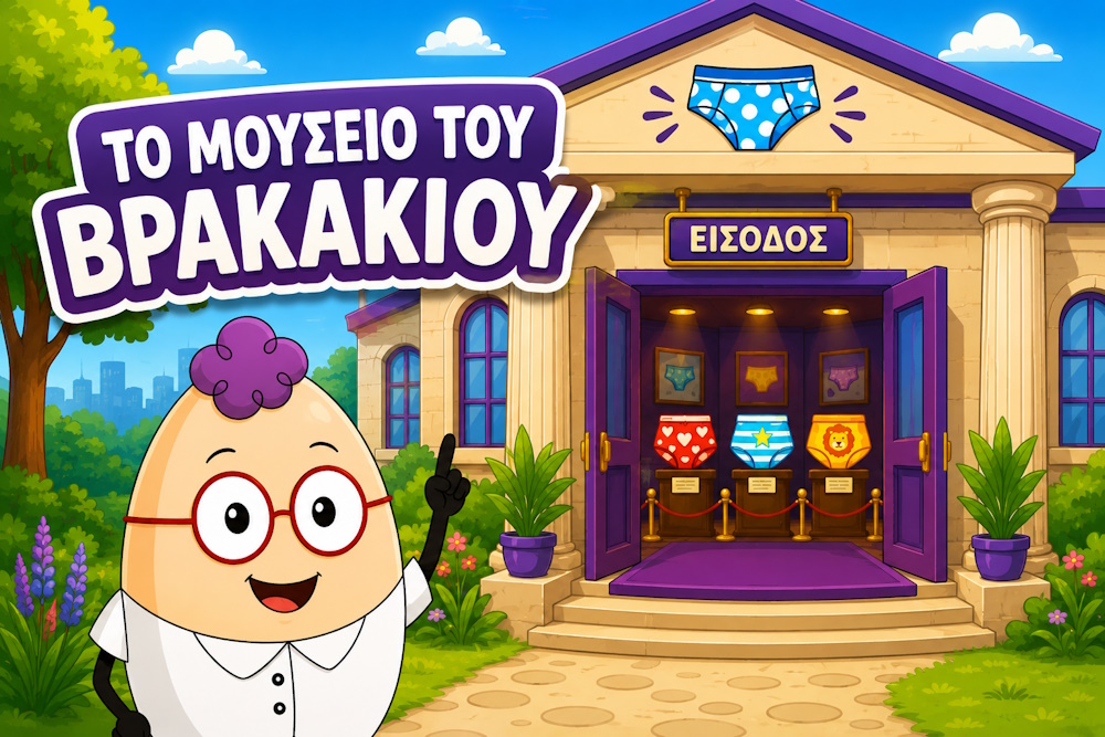 Εκπαίδευση τουαλέτας για παιδιά - Το Μουσείο του Βρακακίου με τον Egg