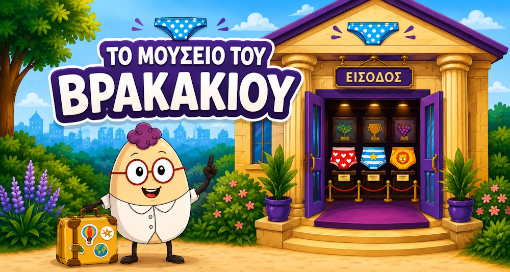 Το Μουσείο του Βρακακίου – εκπαίδευση τουαλέτας για παιδιά με τον Egg